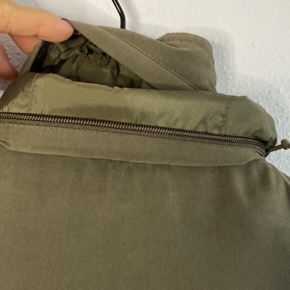 London Fog Men Brown Wool Blend Winter Jacket with Attached Hood & Vest Size M - Picture 7 of 16